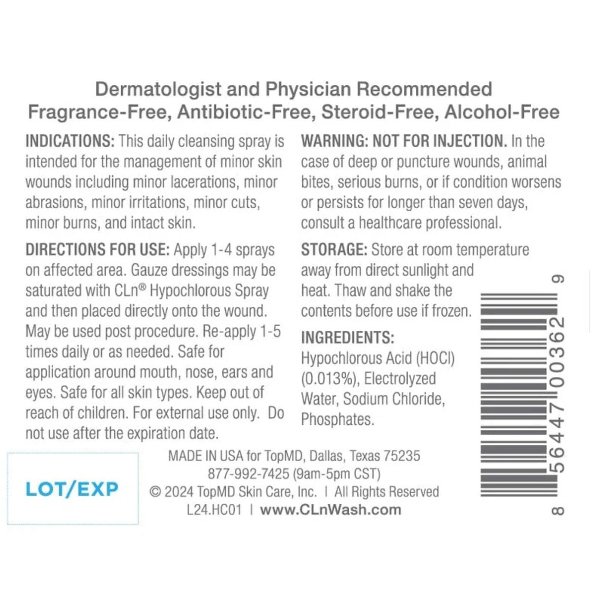CLn Hypochlorous Spray (8.5 fl. oz.)