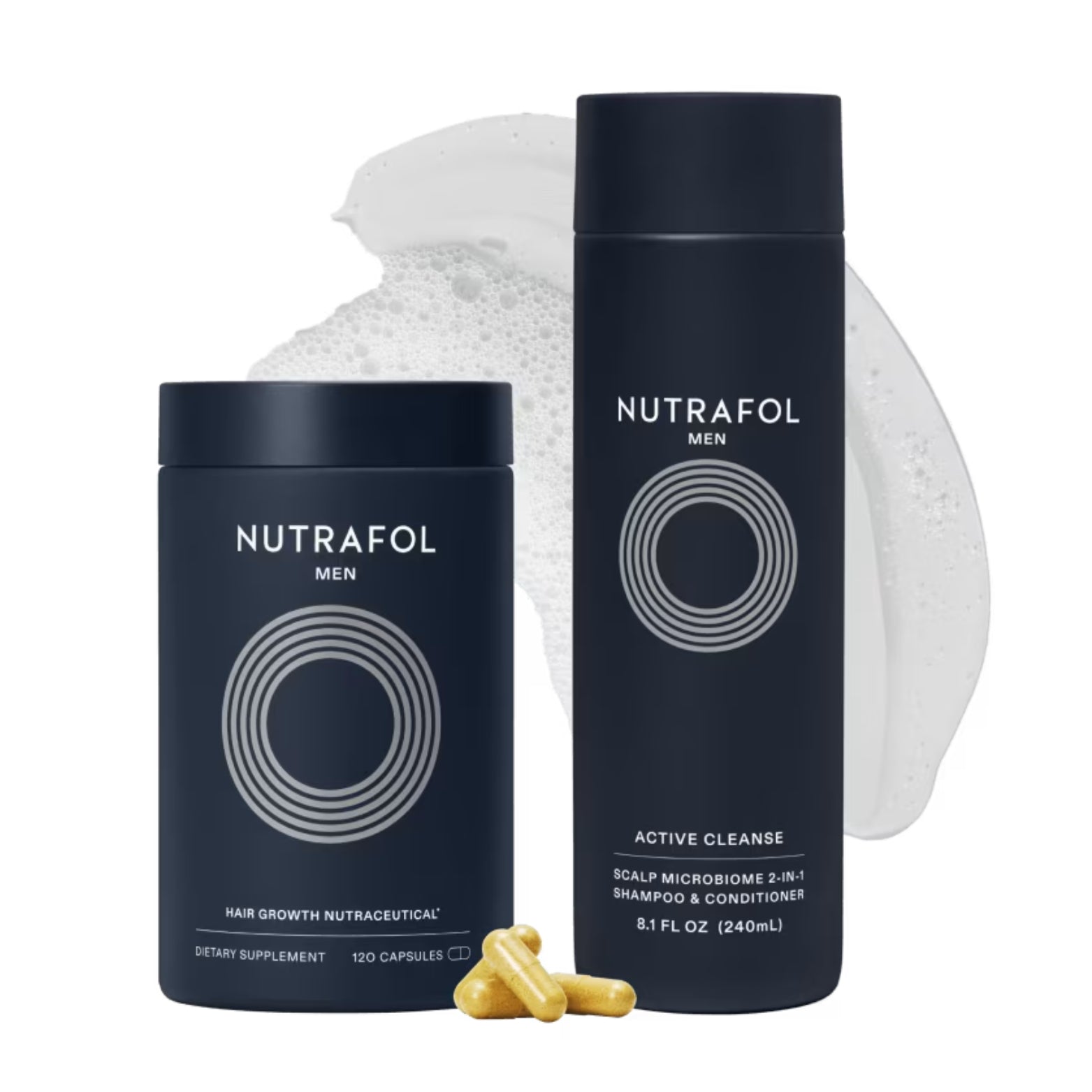 Nutrafol® Men Active Cleanse 2-in-1 Shampoo & Conditioner