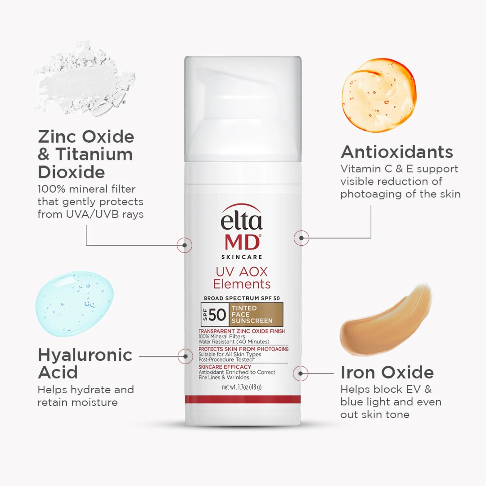 EltaMD UV AOX Elements Broad Spectrum SPF 50