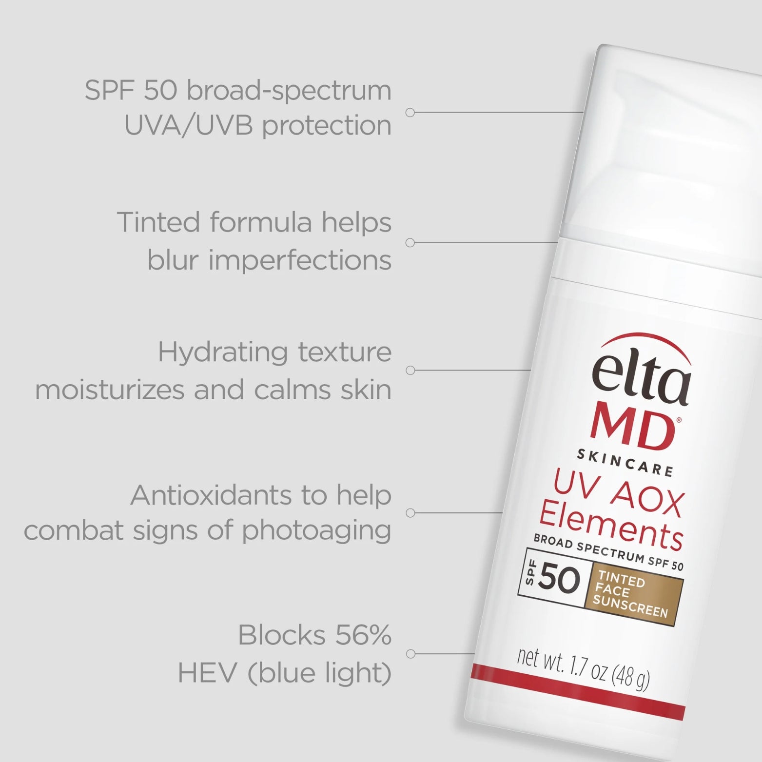 EltaMD UV AOX Elements Broad Spectrum SPF 50
