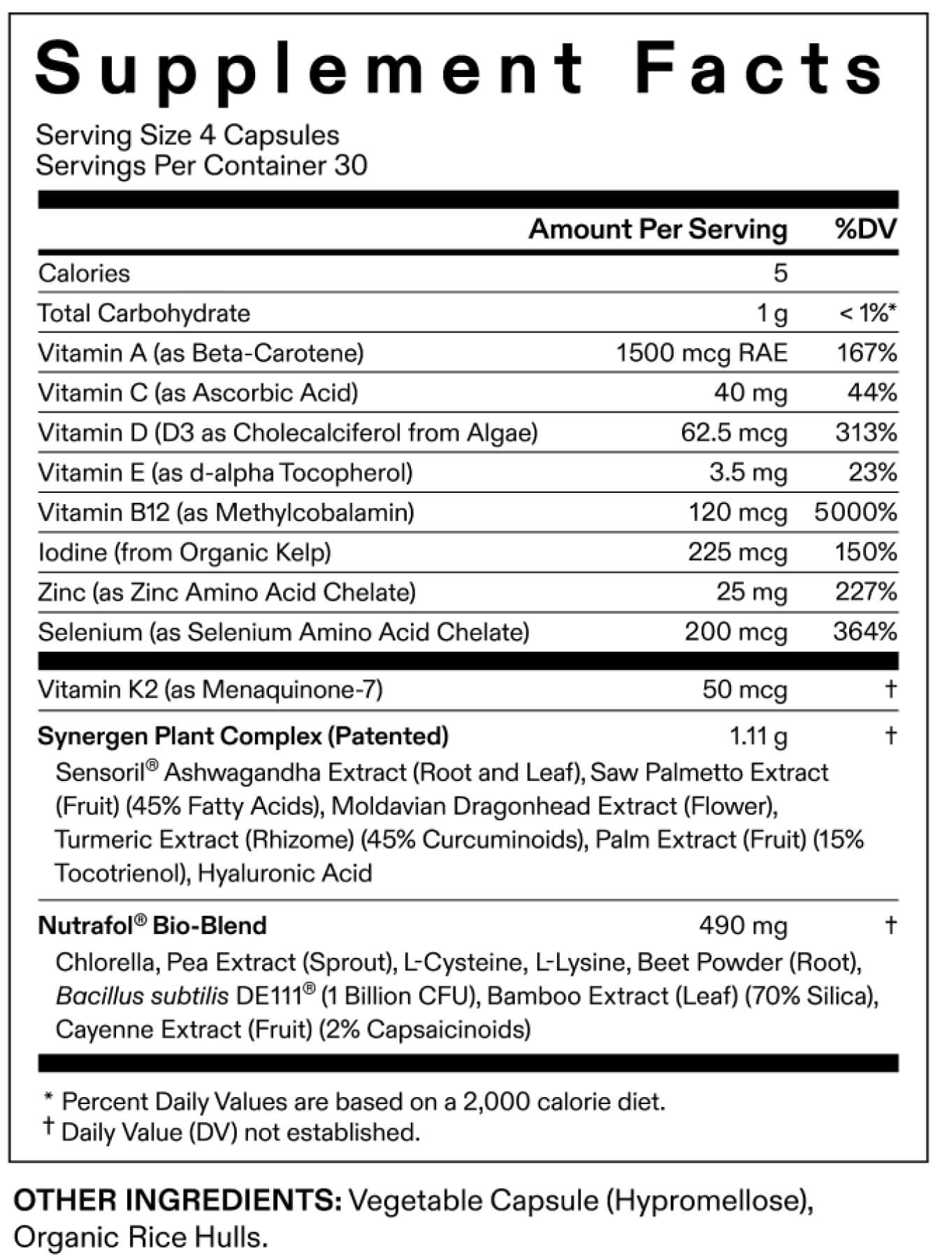 Nutrafol Women’s Vegan
